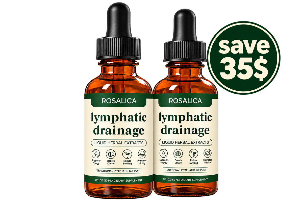 Rosalica Lymphatic Drops — 2 Bottles