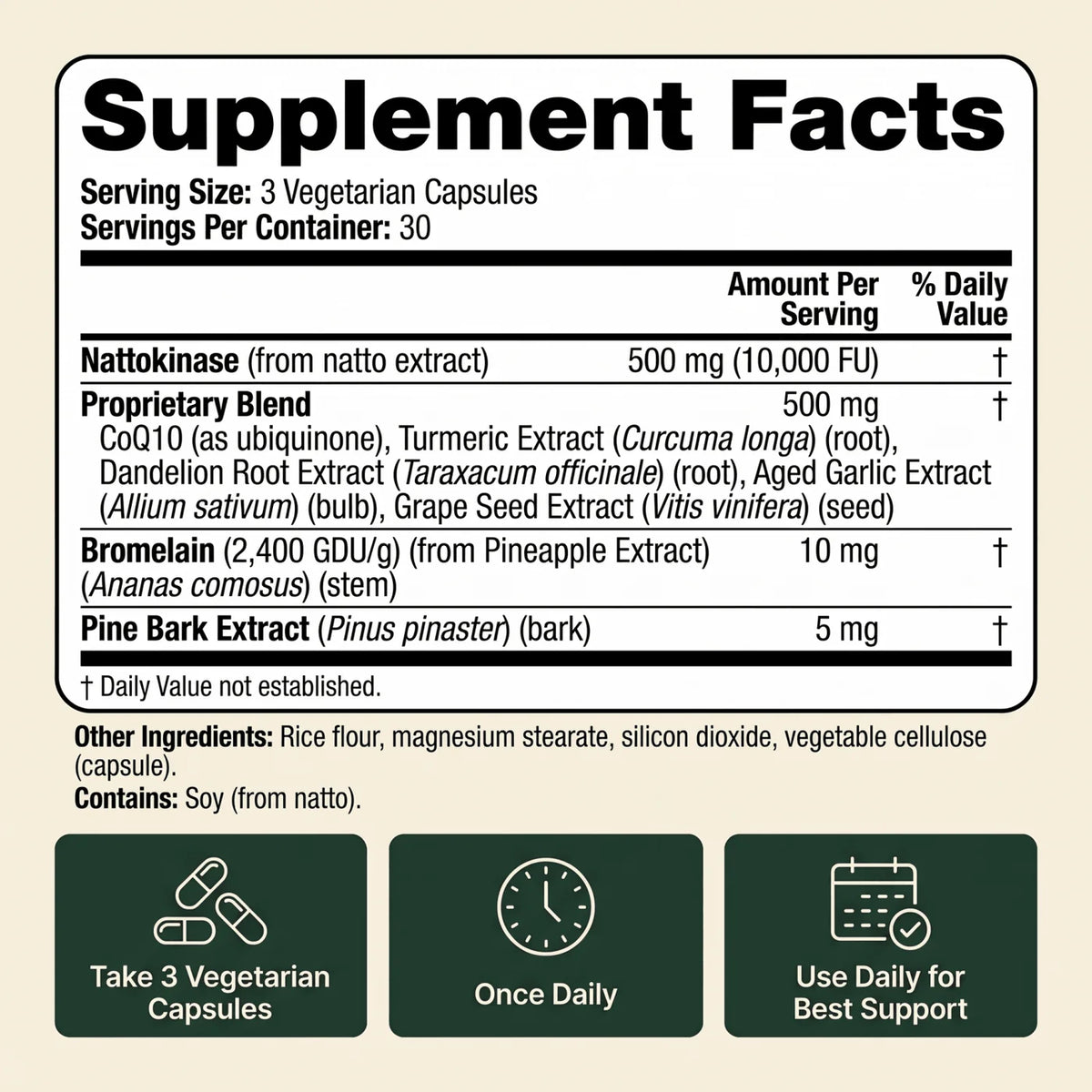 ROSALICA Nattokinase 10,000 FU