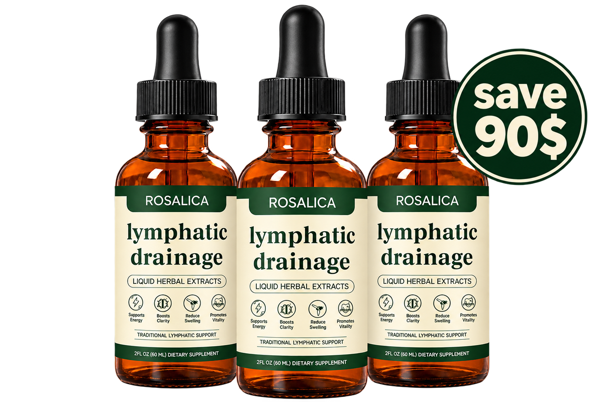 Rosalica Lymphatic Drops — 3 Bottles
