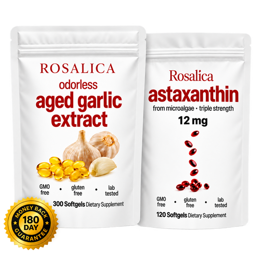 1 months Aged garlic + astaxanthin Supply