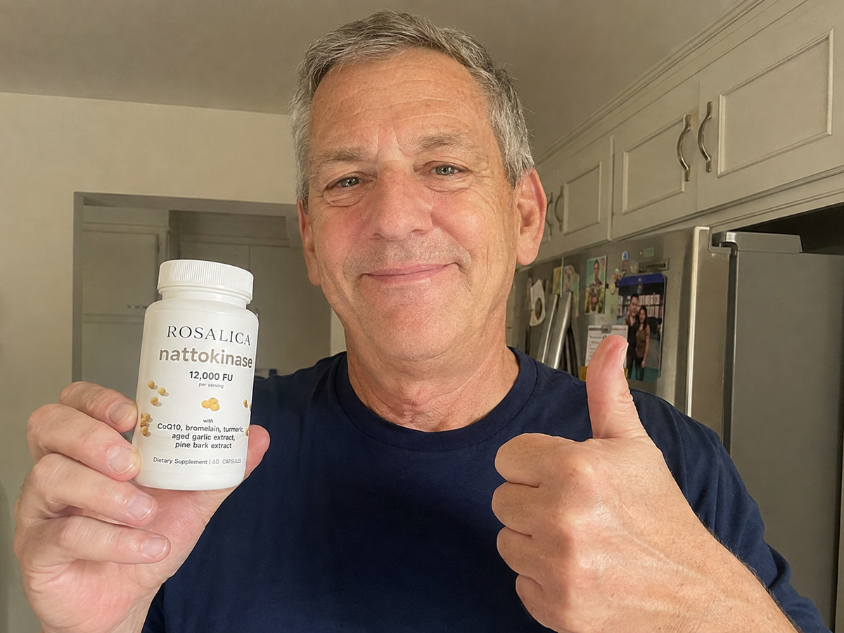 Jake adding Rosalica Nattokinase to his daily routine