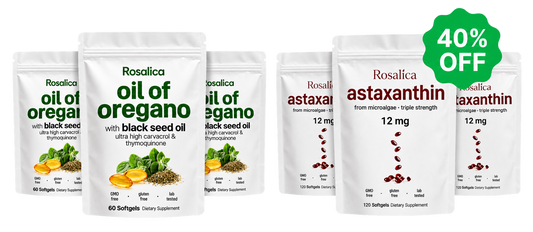 3 Months Supply Oil of Oregano + Astaxanthin