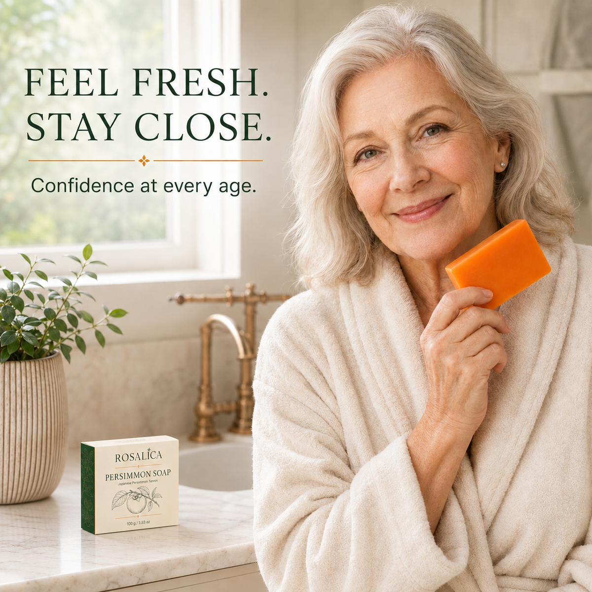 Rosalica Japanese Persimmon Soap