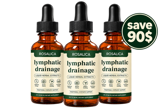 Rosalica Lymphatic Drops — 3 Bottles