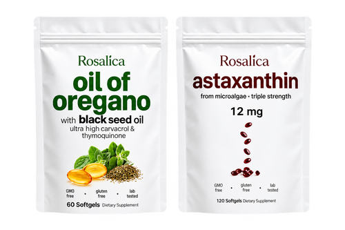 1 Month Supply Oil of Oregano + Astaxanthin