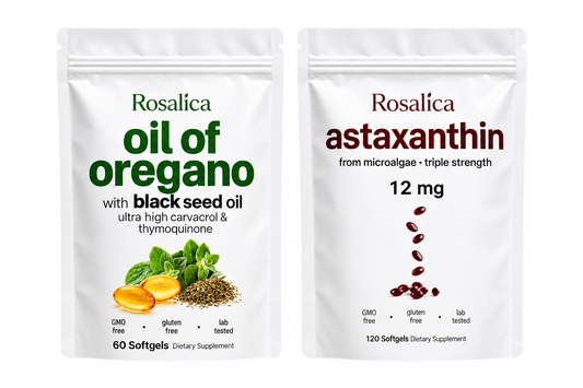 1 Month Supply Oil of Oregano + Astaxanthin